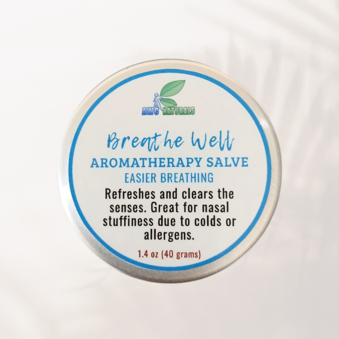 🌿 Breathe Well Aromatherapy Salve – Natural Support for Easy Breathing & Relaxation