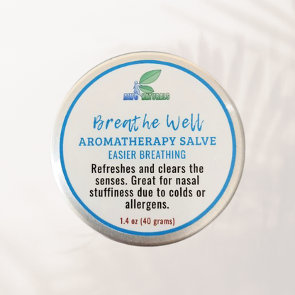 🌿 Breathe Well Aromatherapy Salve – Natural Support for Easy Breathing & Relaxation