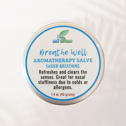 🌿 Breathe Well Aromatherapy Salve – Natural Support for Easy Breathing & Relaxation
