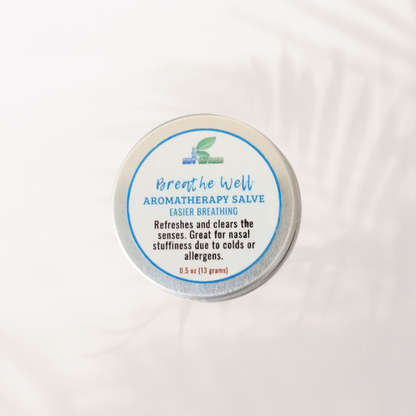 🌿 Breathe Well Aromatherapy Salve – Natural Support for Easy Breathing & Relaxation