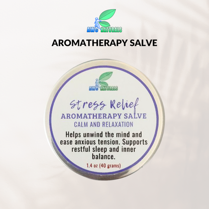 🌿 Stress Relief Aromatherapy Salve – Natural Calm for Mind & Body