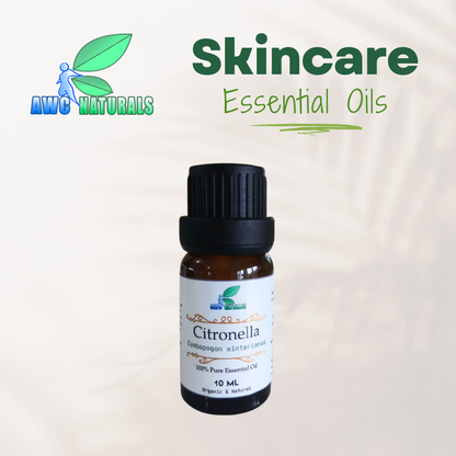 100% Pure Citronella Essential Oil | Cymbopogon winterianus